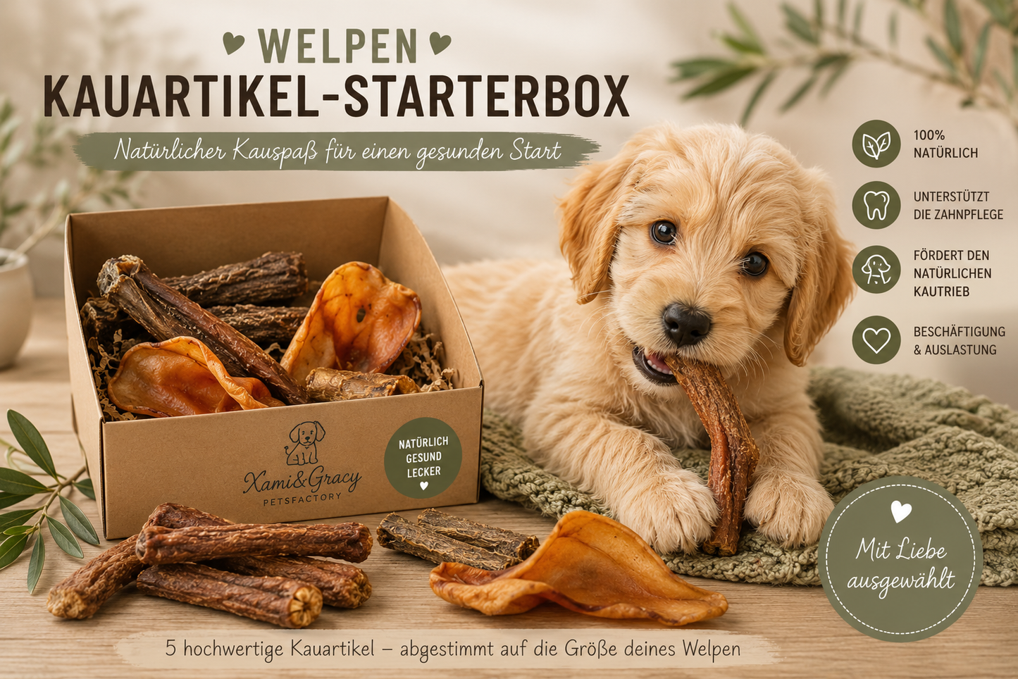 Welpen Kauartikel-Starterbox