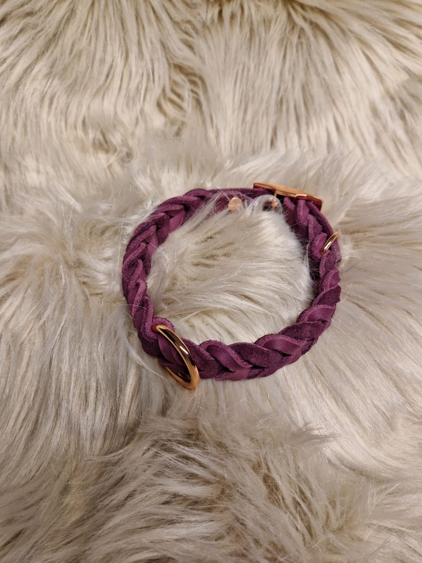 Halsband Aubergine