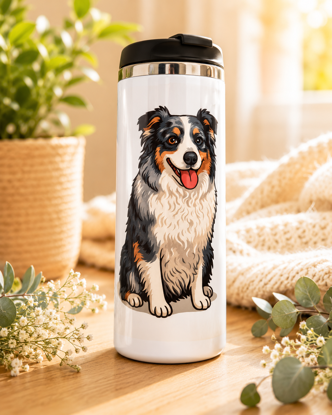 Personalisierter Edelstahl-Thermobecher to go