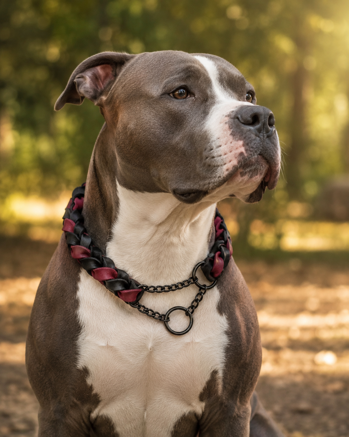 Halsband mit Verbindungskette
