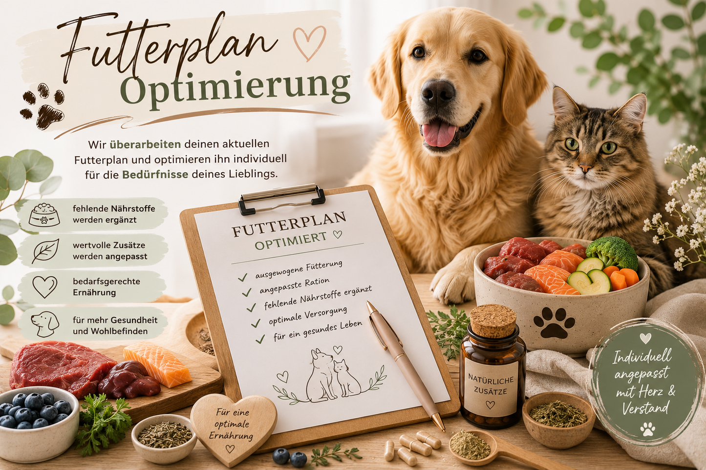 Futterplan-Anpassung
