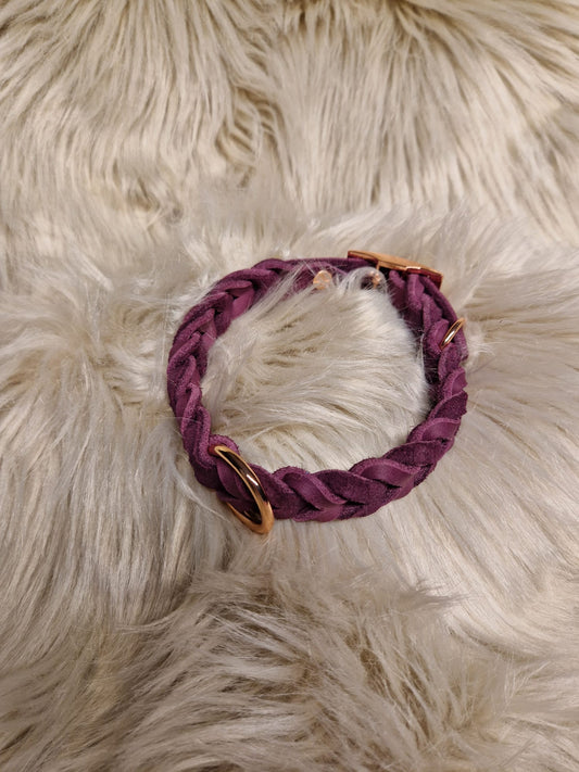 Halsband Aubergine