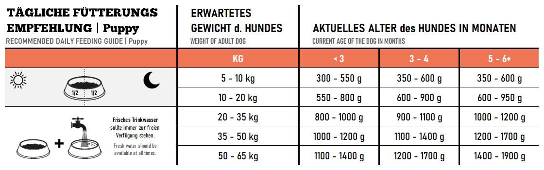 Huhn mit Zucchini & Apfel (Puppy)