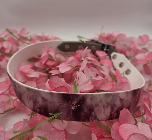 Halsband Marmor Rose Biothane